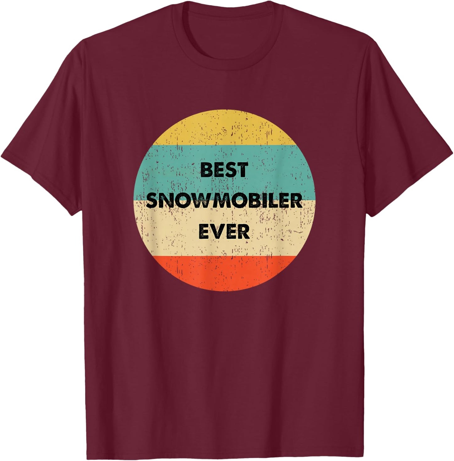 Snowmobiler T-Shirt - T-Shirt | Maroon
