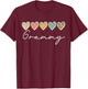Grammy shirt for Grandma Grammie Grandmother Announcement T-Shirt - T-Shirt | Maroon