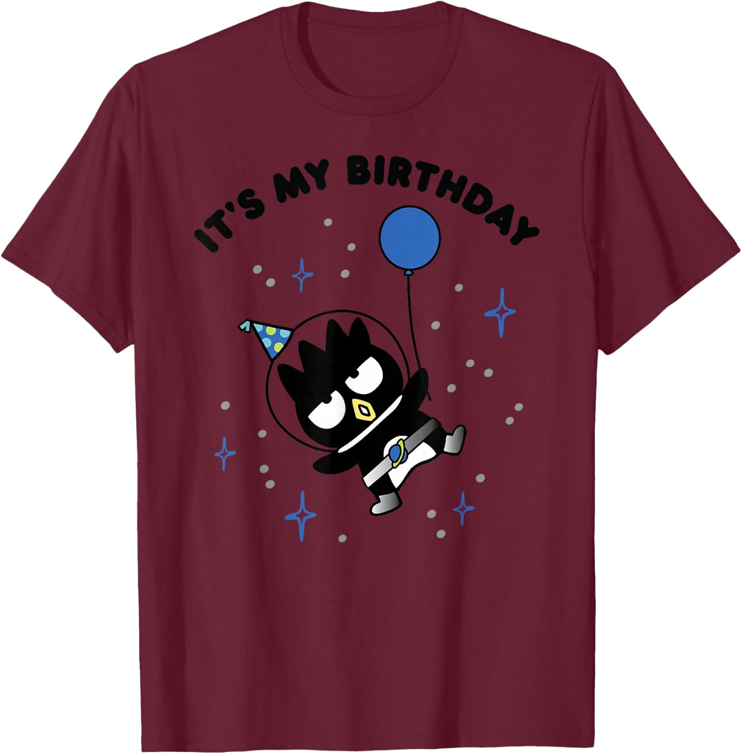 Badtz-Maru It's My Birthday T-Shirt - T-Shirt | Maroon