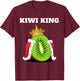 Kiwi King | Kiwi Lover Shirt | Cute Kiwi T-Shirt - T-Shirt | Maroon