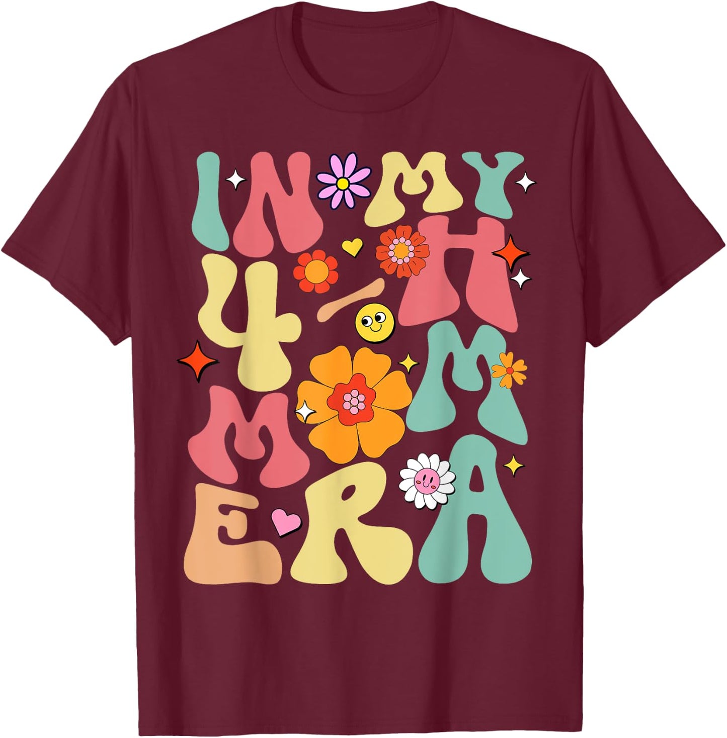 In My 4-H Mom Era Apparel T-Shirt - T-Shirt | Maroon