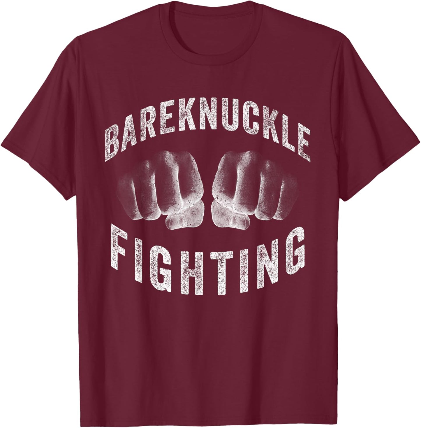 Bareknuckle Fighting | Knockout T-Shirt - T-Shirt | Maroon