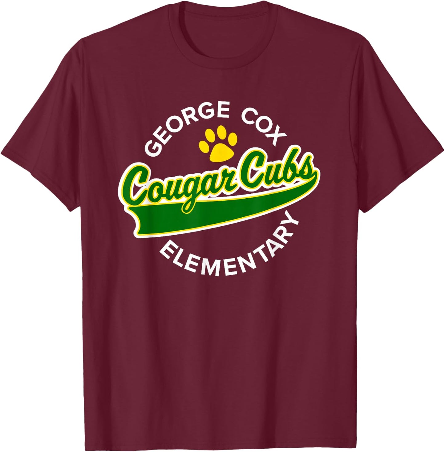 George Cox Elementary T-Shirt - T-Shirt | Maroon