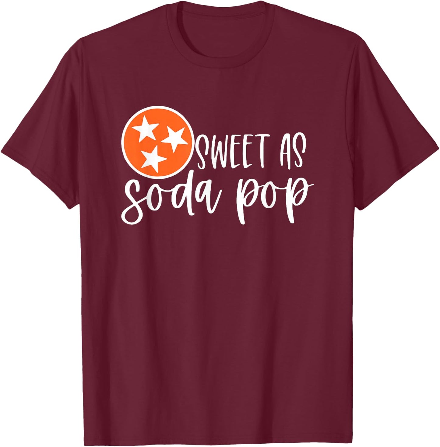 Wild as a Mink but Sweet as Soda Pop Southern Saying T-Shirt - T-Shirt | Maroon