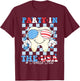 Dental Crew Patriotic Dentist 4th of July Party In The USA T-Shirt - T-Shirt | Maroon