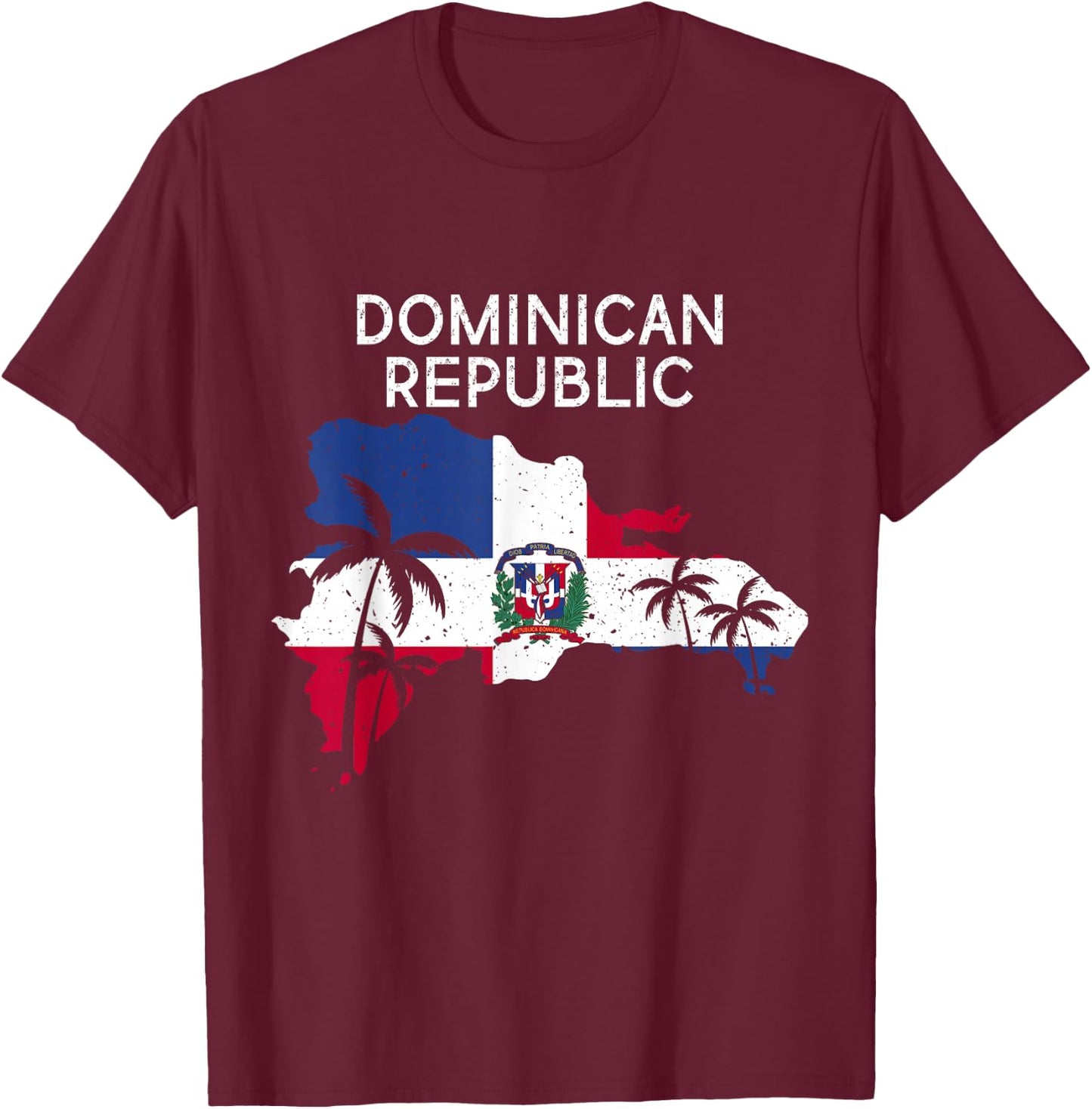 Dominican Republic Vacation Trip Travel Dominican Republic T-Shirt - T-Shirt | Maroon