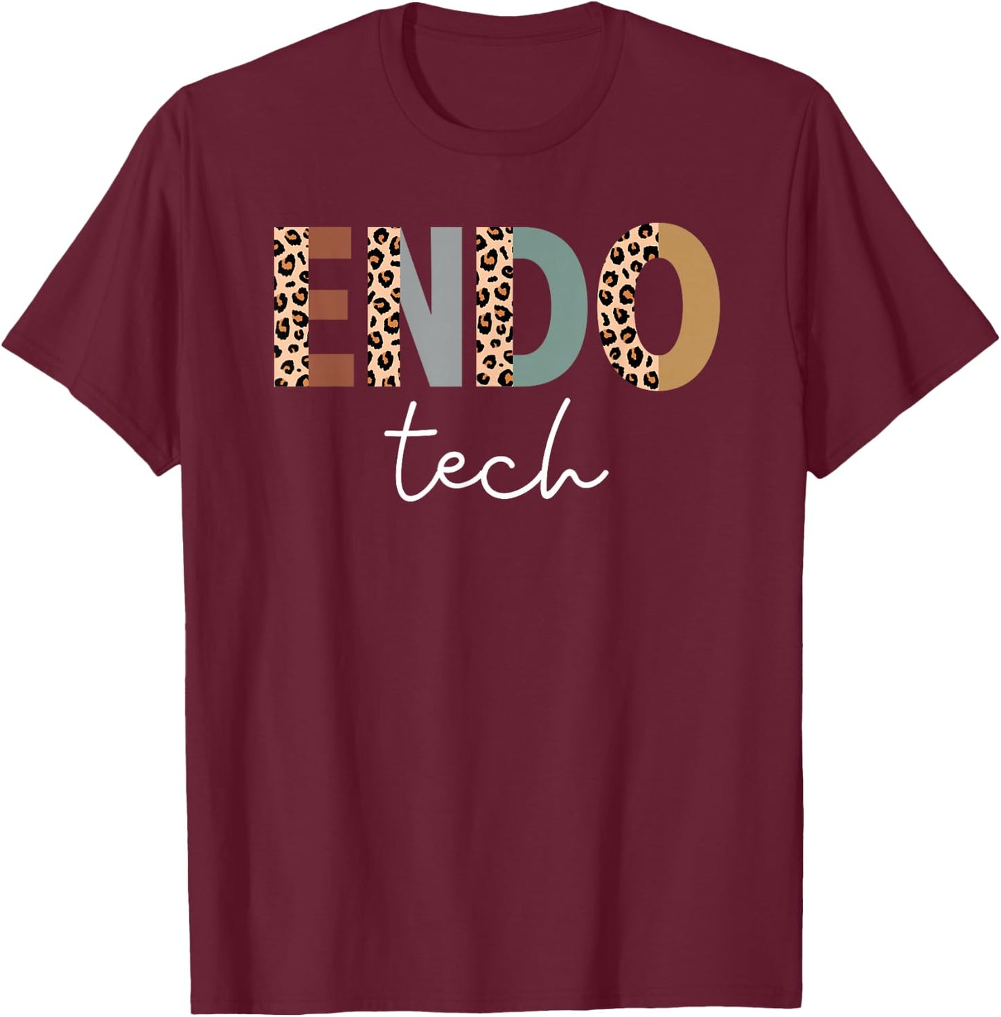 Endo Tech Endoscopy Technician Gastrointestinal GI Tech T-Shirt - T-Shirt | Maroon