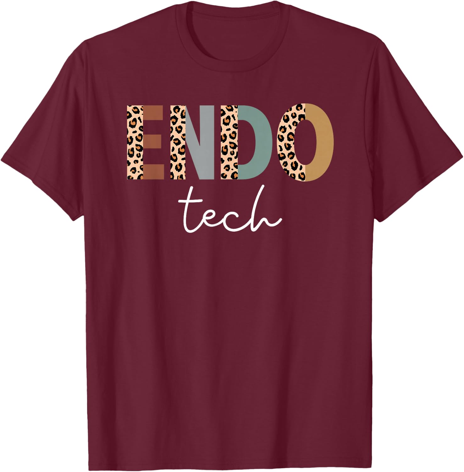 Endo Tech Endoscopy Technician Gastrointestinal GI Tech T-Shirt - T-Shirt | Maroon