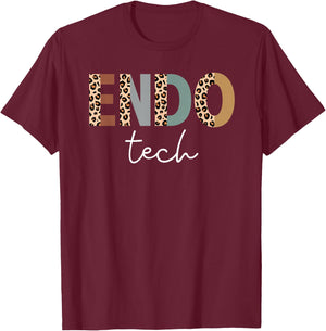 Endo Tech Endoscopy Technician Gastrointestinal GI Tech T-Shirt - T-Shirt | Maroon