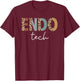 Endo Tech Endoscopy Technician Gastrointestinal GI Tech T-Shirt - T-Shirt | Maroon