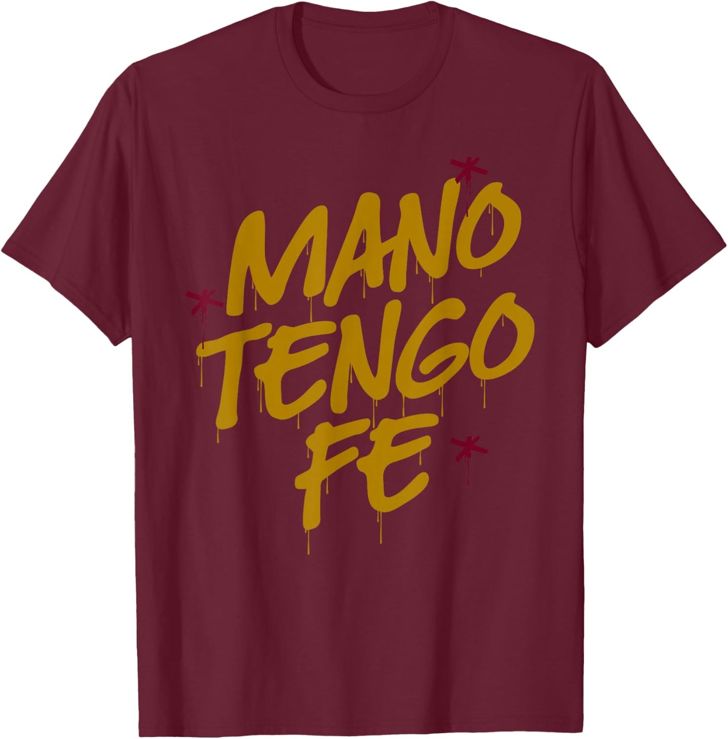Venezuela - Mano Tengo Fe T-Shirt - T-Shirt | Maroon