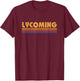 Lycoming Vintage 80s Retro Style T-Shirt - T-Shirt | Maroon
