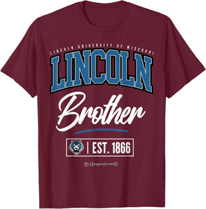 Lincoln University (MO) - LU-MO HBCU Brother T-Shirt - T-Shirt | Maroon