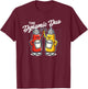 Ketchup Mustard Dynamic Duo Best Friends Funny Condiment T-Shirt - T-Shirt | Maroon