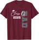 Dad Senior 2025 Proud Dad Of A Class Of 2025 Graduate T-Shirt - T-Shirt | Maroon