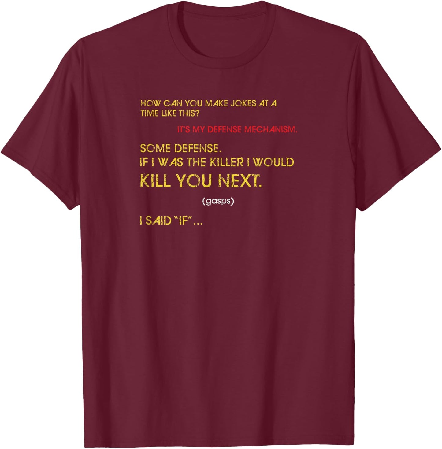 If I was The Killer - Clue T-Shirt - T-Shirt | Maroon
