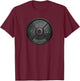Weightlifting 45 LB Plate Gift Bodybuilders T-Shirt - T-Shirt | Maroon