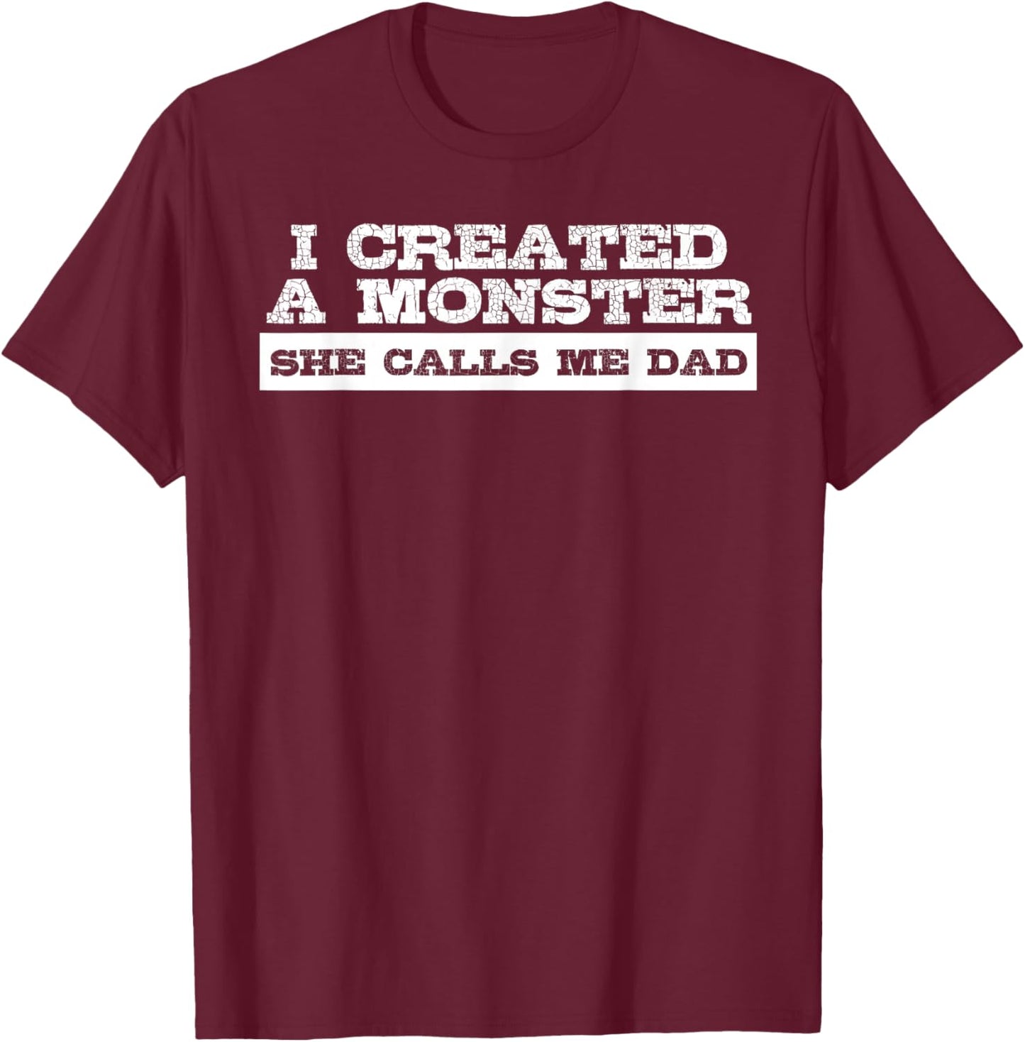 Funny Gift Dad from Daughter First Father's Day T-Shirt - T-Shirt | Maroon