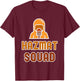 HAZMAT SQUAD Hazardous Material Technician Biohazard T-Shirt - T-Shirt | Maroon