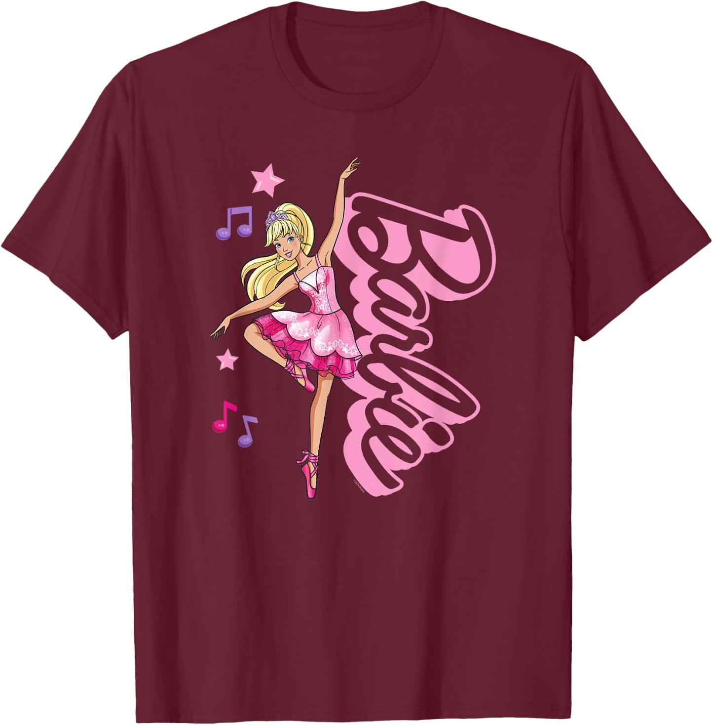 Barbie - Barbie Ballerina - Ballet All Day T-Shirt - T-Shirt | Maroon