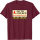 Go to Church or the Devil Will Get You T-Shirt - T-Shirt | Maroon