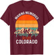 Making Memories COLORADO Family Trip 2025 Retro Matching T-Shirt - T-Shirt | Maroon