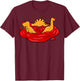 Ketchup Dino Nugget Apocalypse Funny Dinosaur Chicken Nugget T-Shirt - T-Shirt | Maroon