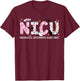 NICU Nurse Halloween Spooky Pumpkin Neonatal Intensive Care T-Shirt - T-Shirt | Maroon