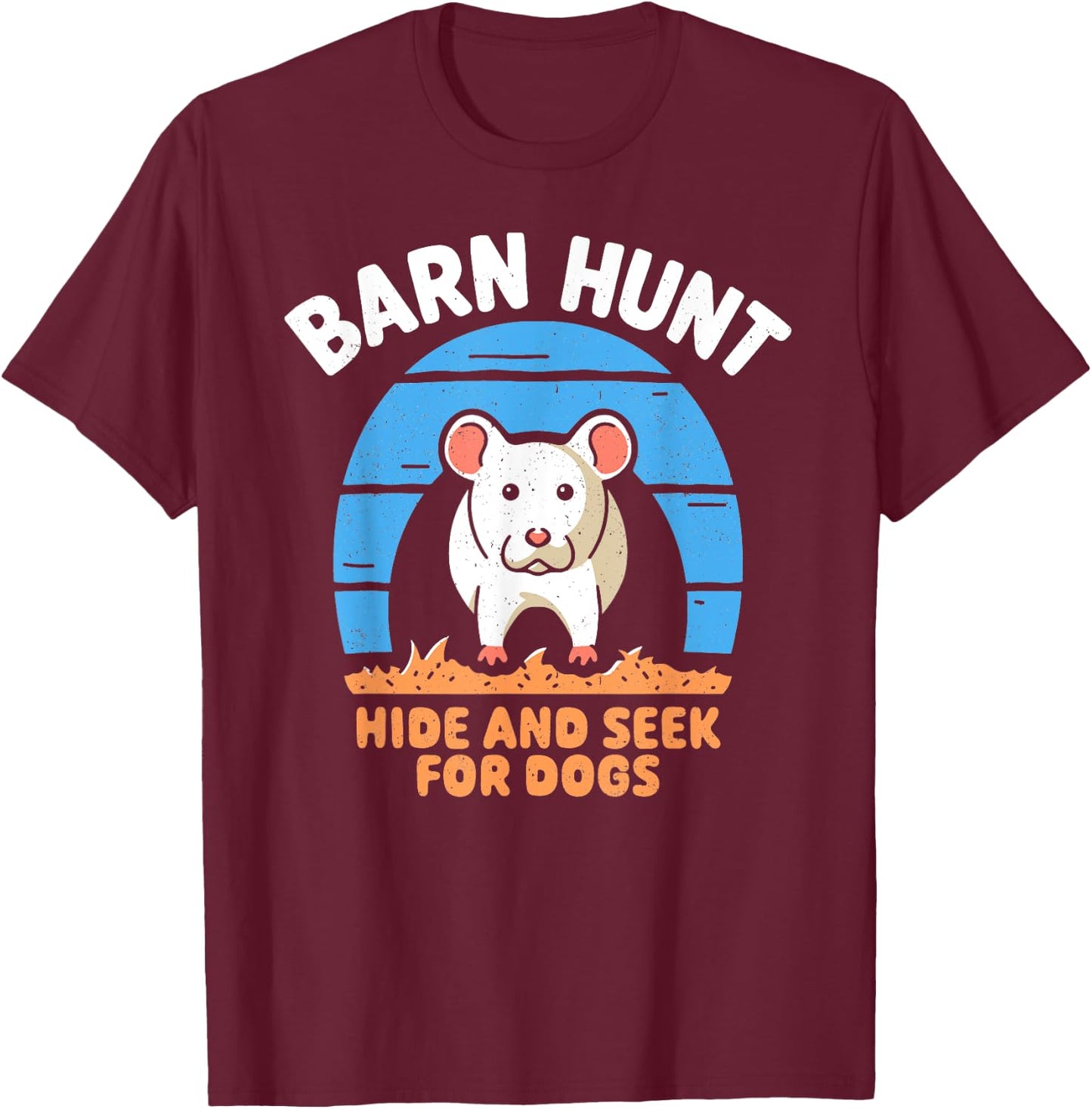 Barn Hunt Hide And Seek for Dog Women T-Shirt - T-Shirt | Maroon