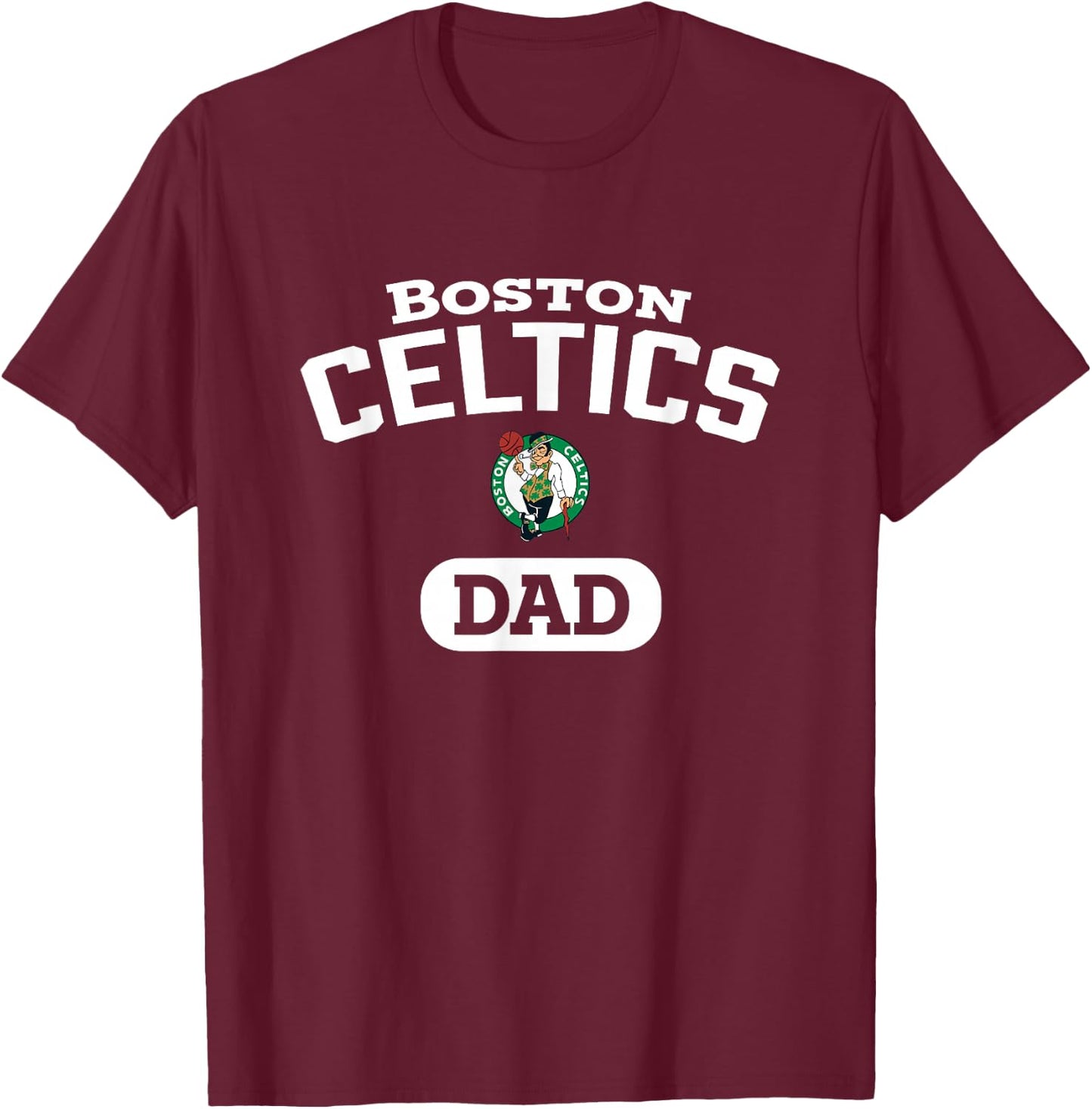 NBA Boston Celtics Dad Arched Team Logo T-Shirt - T-Shirt | Maroon
