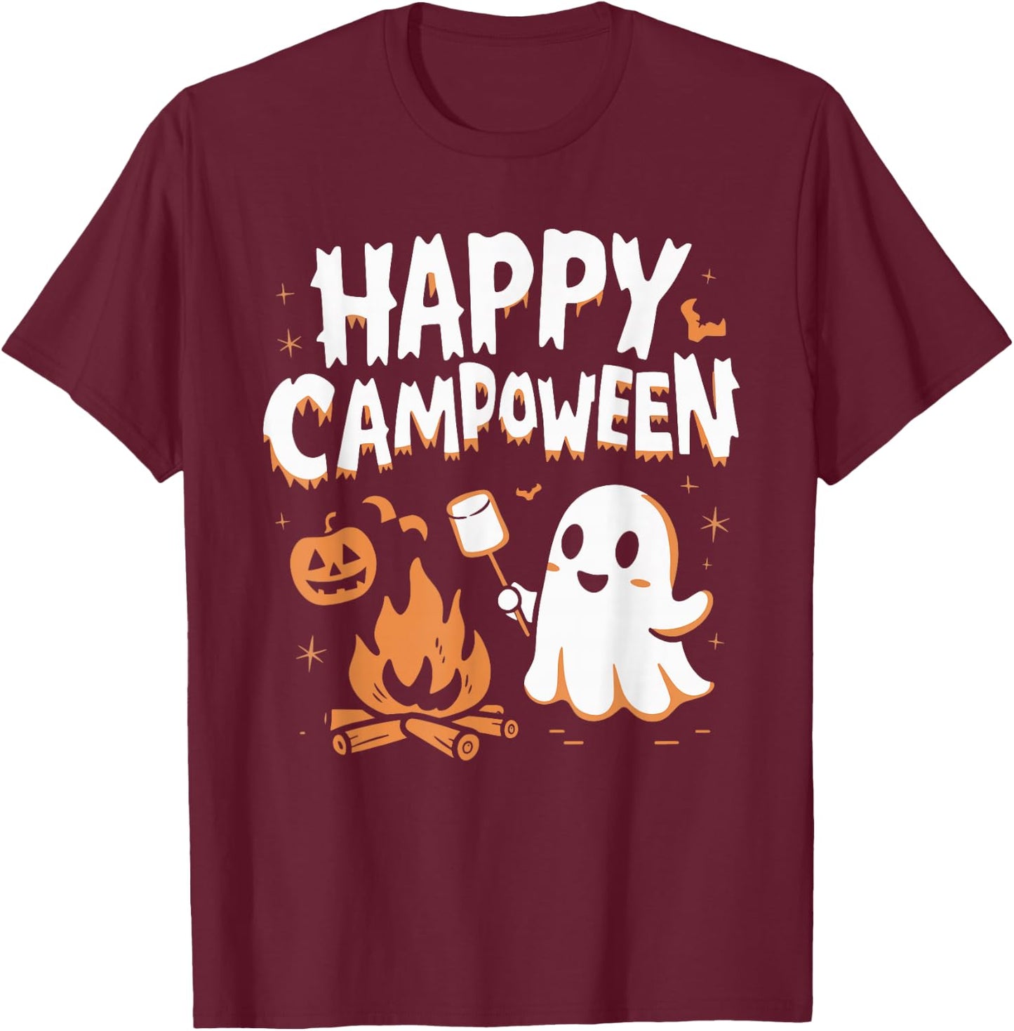 Happy Campoween T-Shirt - T-Shirt | Maroon