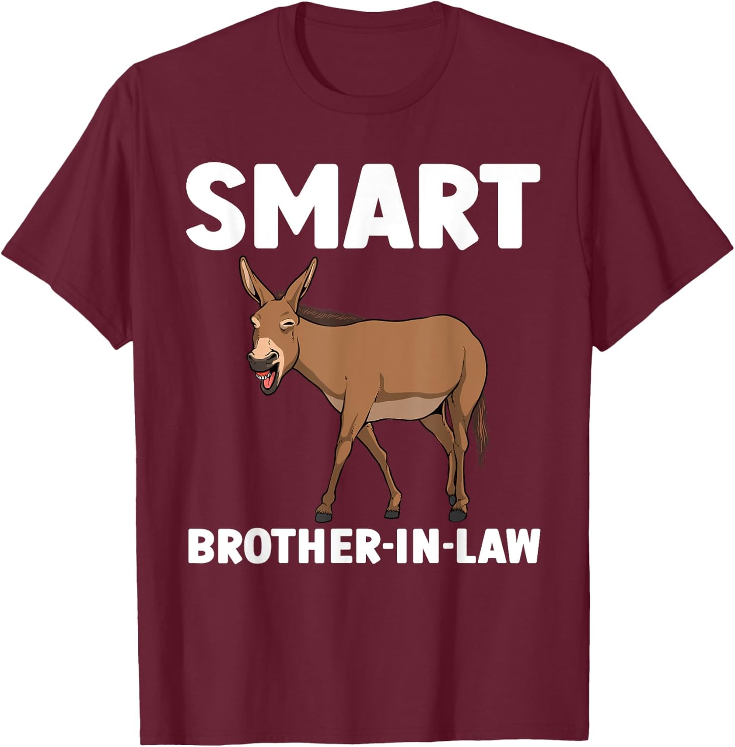 Brother In Law Art From Sister In Law Brother In Law T-Shirt - T-Shirt | Maroon
