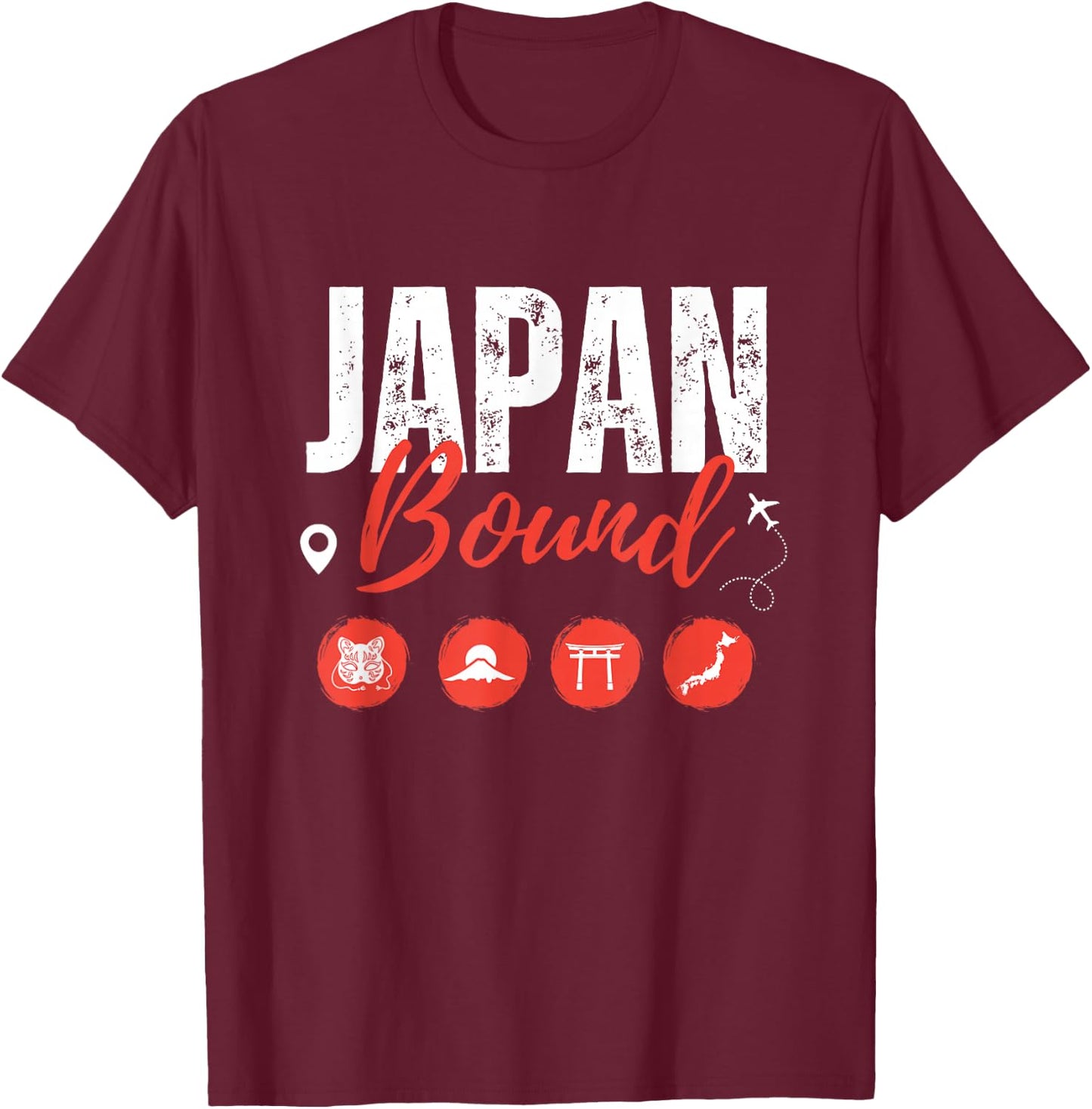 Japan Bound Tokyo Travel Vacation Trip Matching Family T-Shirt - T-Shirt | Maroon