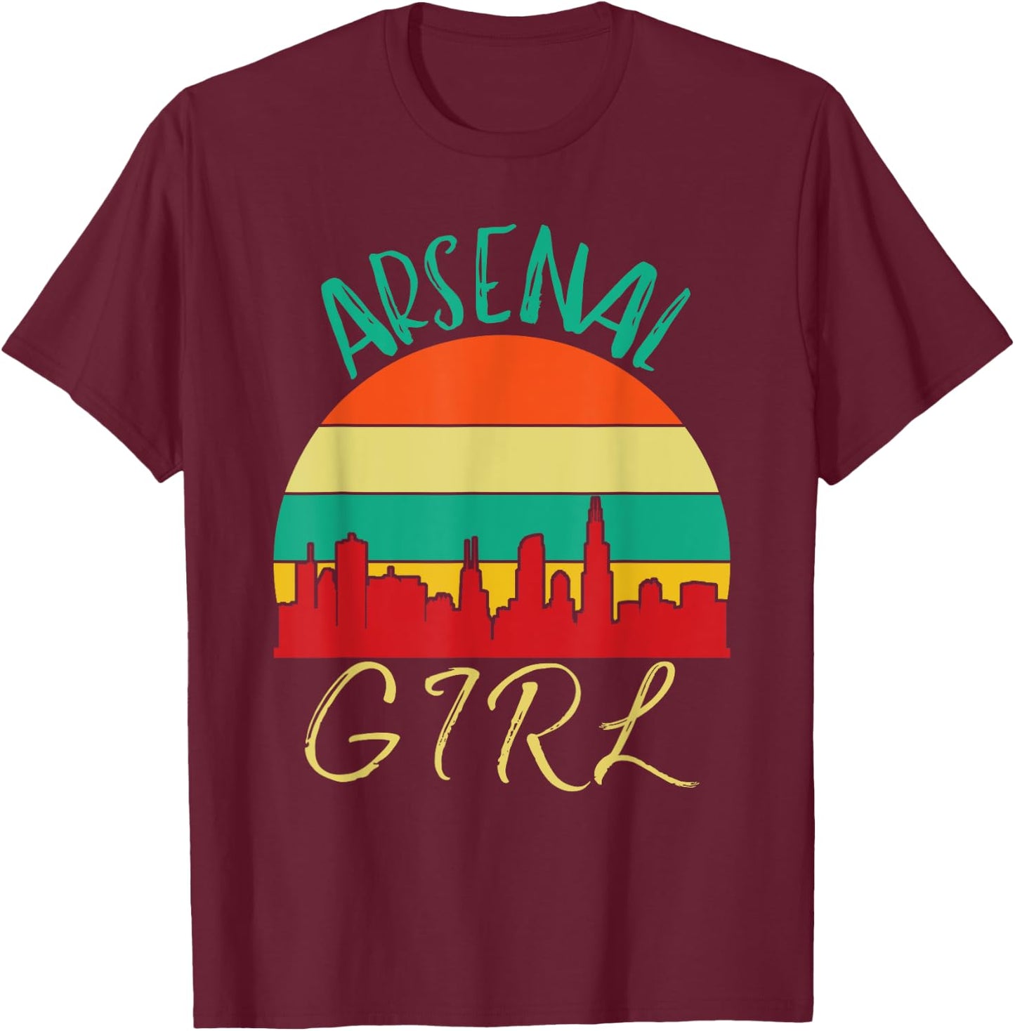 Arsenal Girl Love Arsenal Souvenir T-Shirt - T-Shirt | Maroon