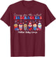 Caring For Cutest Firecrackers Mother Baby Nurse 4th Of July T-Shirt - T-Shirt | Maroon