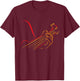 Playing Guitar Guitarist Music Life Funny Gift T-Shirt - T-Shirt | Maroon
