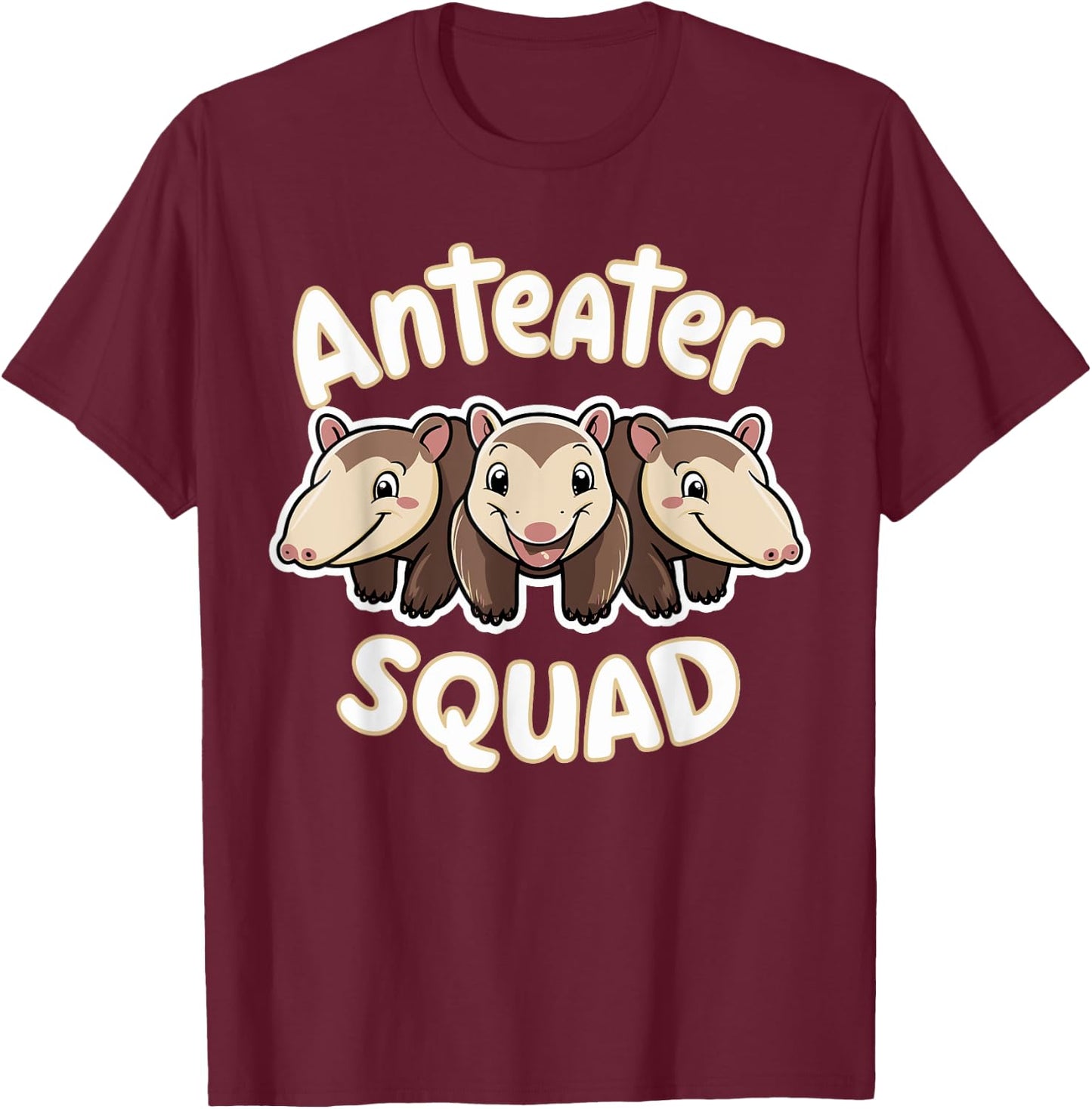 Anteater Squad for Anteater Lover Shirt | Anteater T-Shirt - T-Shirt | Maroon