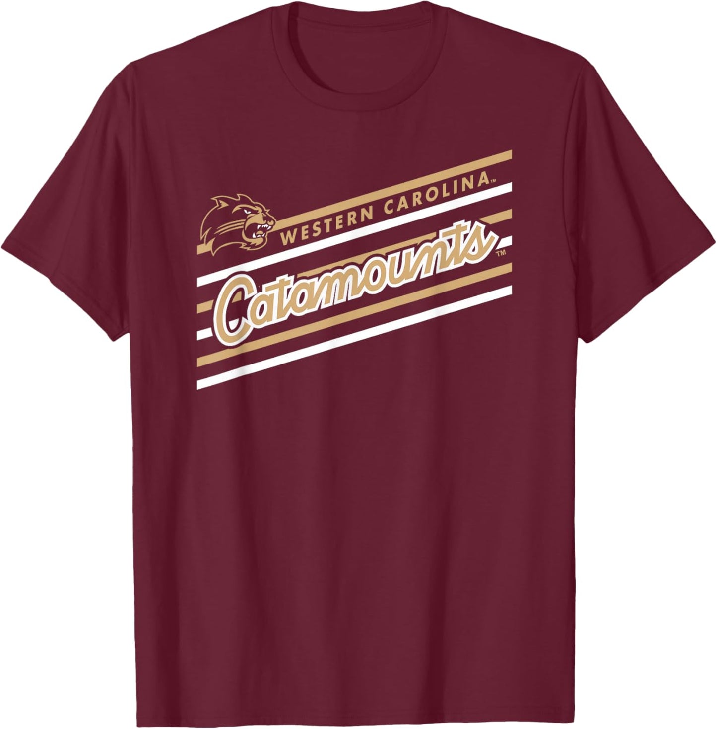 Western Carolina Catamounts Retro Performer Purple T-Shirt - T-Shirt | Maroon