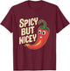 Spicy Food Lover Chili Peppers Chef Spice Scoville scale T-Shirt - T-Shirt | Maroon
