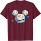 Disney Mickey Mouse Icon Planetary T-Shirt - T-Shirt | Maroon