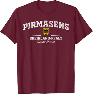 Pirmasens Germany / Deutschland T-Shirt - T-Shirt | Maroon
