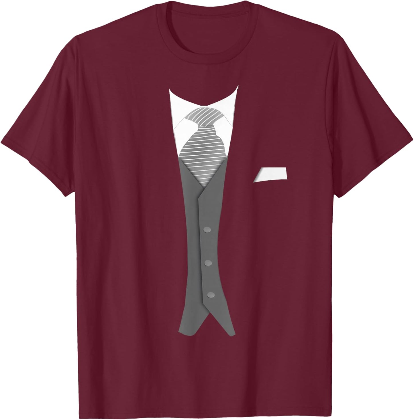 3 Piece Suit Funny T-Shirt - T-Shirt | Maroon