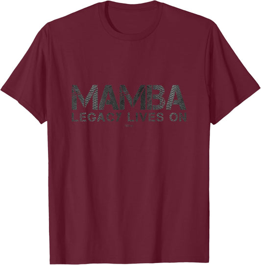 Legacy Lives on Basketball Court Legend Motivation T-Shirt - T-Shirt | Maroon