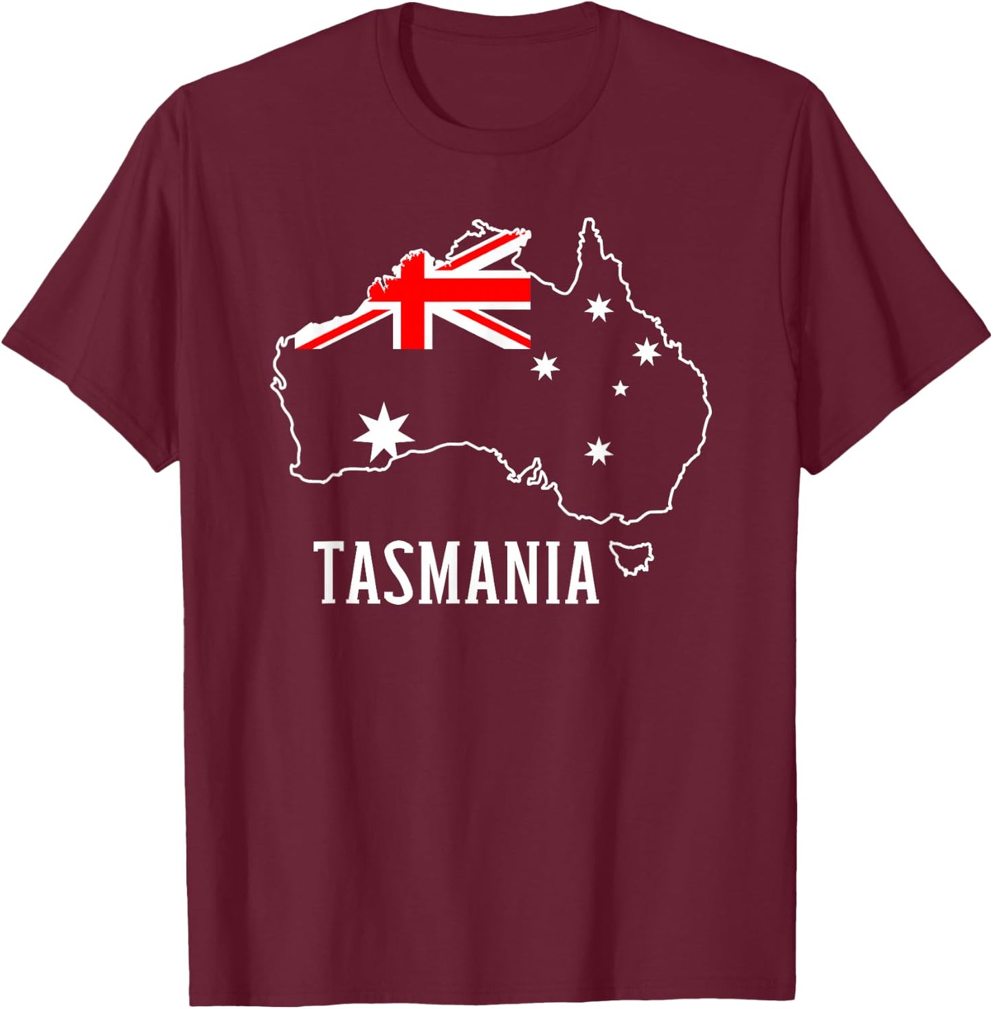 Tasmania T-Shirt - T-Shirt | Maroon