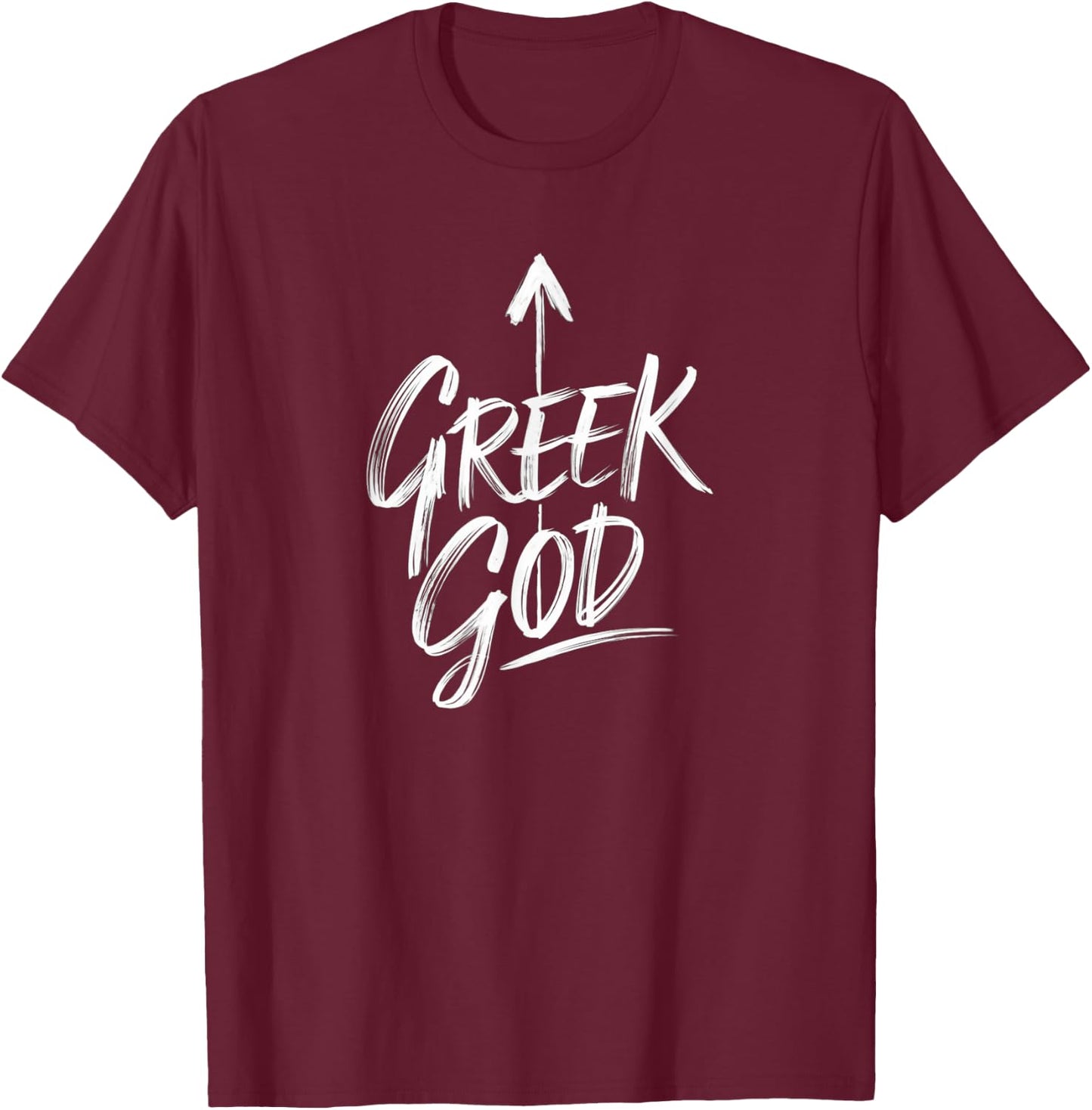 Funny Greek God Halloween Costume Adult Humor Party T-Shirt - T-Shirt | Maroon