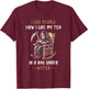 I Like People How I Like My Tea In A Bag Under Water T-Shirt - T-Shirt | Maroon