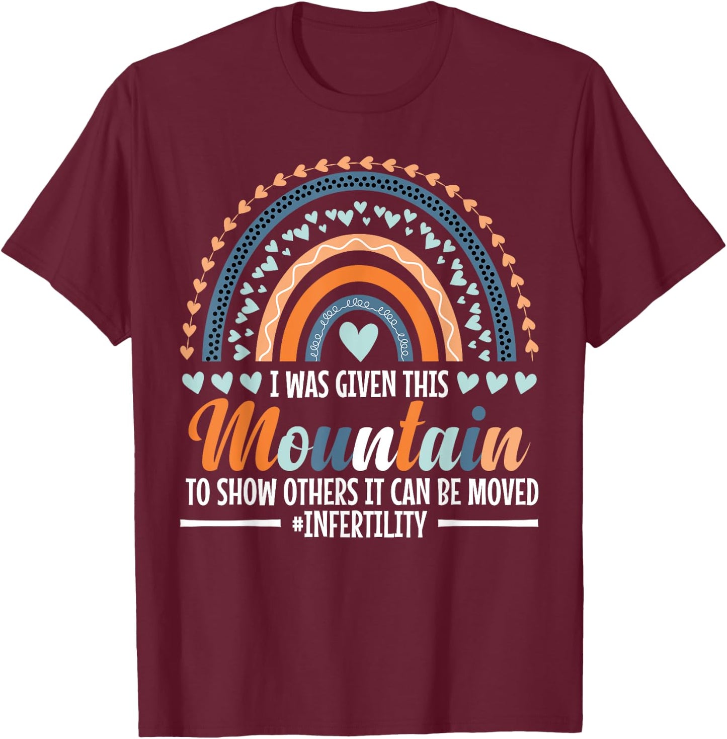 Infertility Awareness IVF Strong IVF Essentials IVF Baby T-Shirt - T-Shirt | Maroon