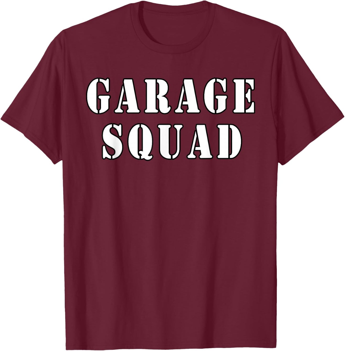 Garage Squad Cars Engineer Mechanic T-Shirt - T-Shirt | Maroon