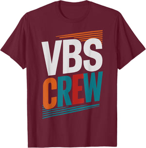 VBS Crew Faith-Based Gathering Sunday School Teacher Men Women Kids T-Shirt - T-Shirt | Maroon