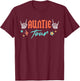 Family Tour Auntie Joke Rock & Roll Family Matching T-Shirt - T-Shirt | Maroon